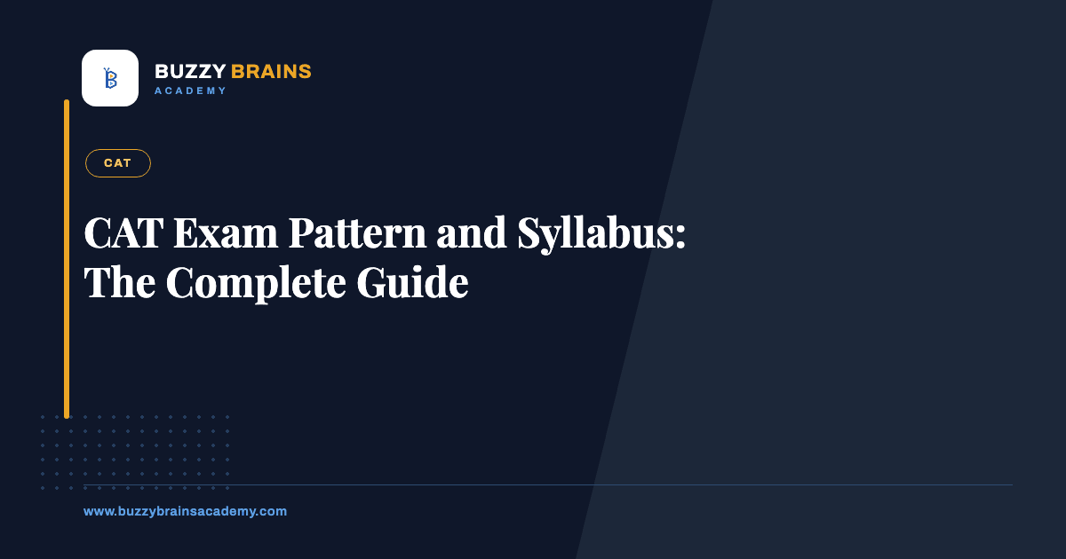 CAT Exam Pattern and Syllabus: The Complete Guide