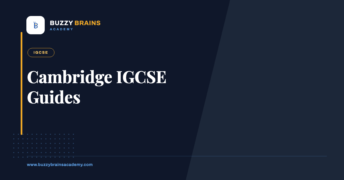 Cambridge IGCSE Guides