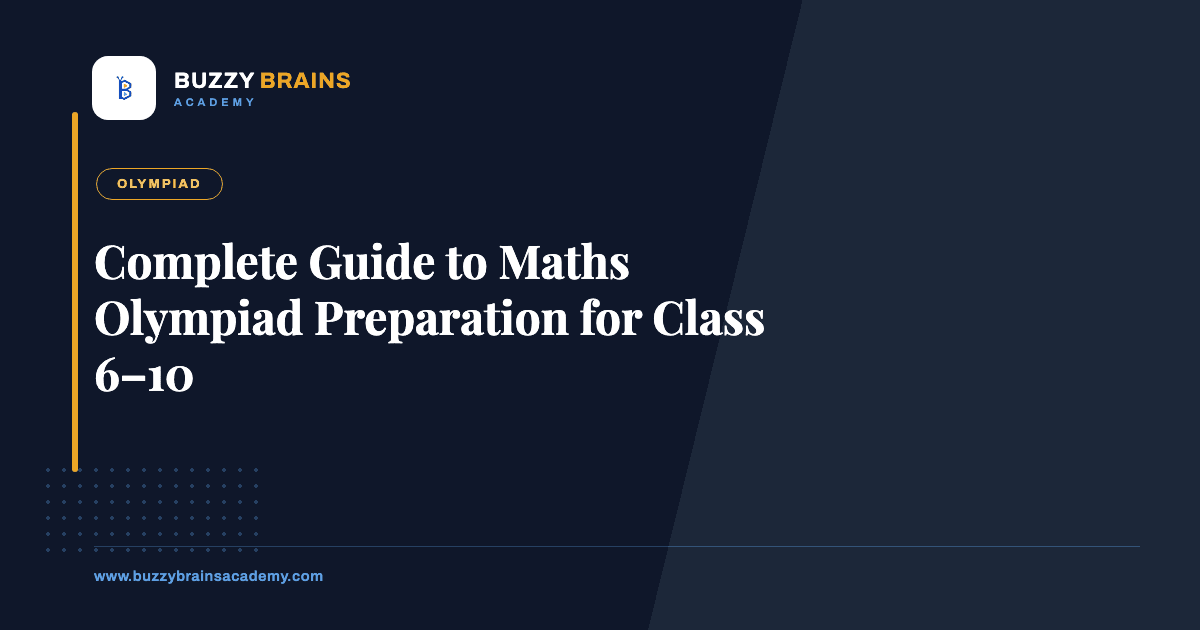 Complete Guide to Maths Olympiad Preparation for Class 6–10