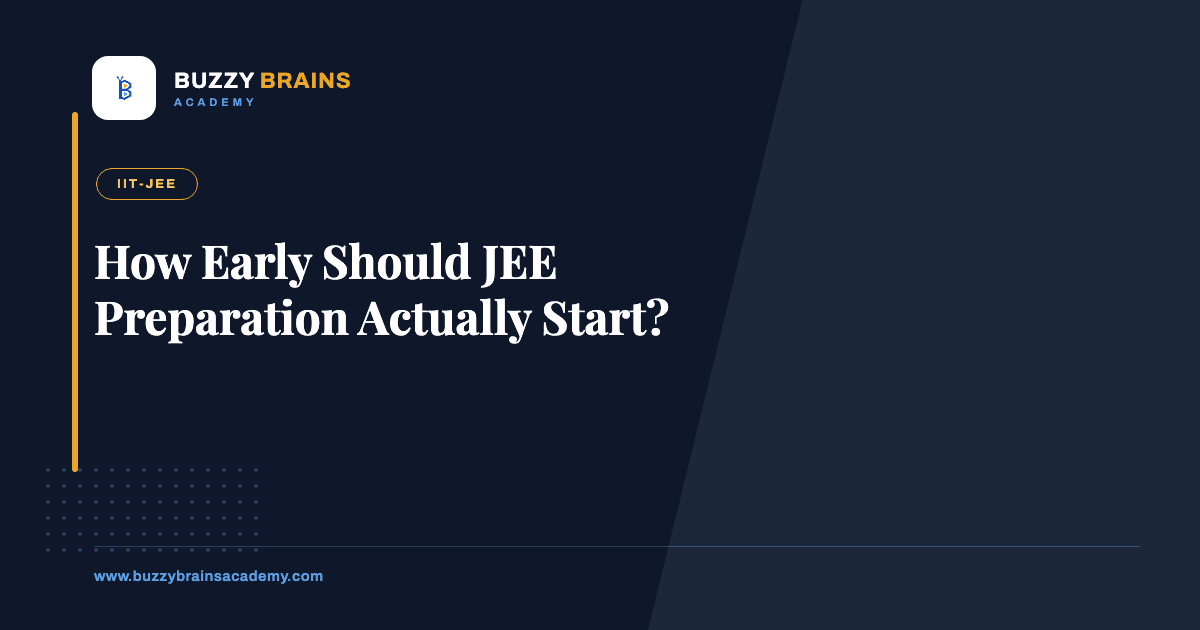 How Early Should JEE Preparation Actually Start?