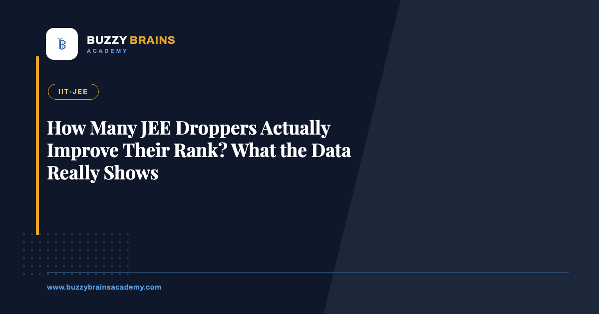 How Many JEE Droppers Actually Improve Their Rank? What the Data Really Shows