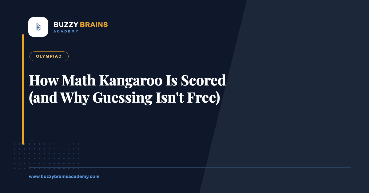 How Math Kangaroo Is Scored (and Why Guessing Isn't Free)