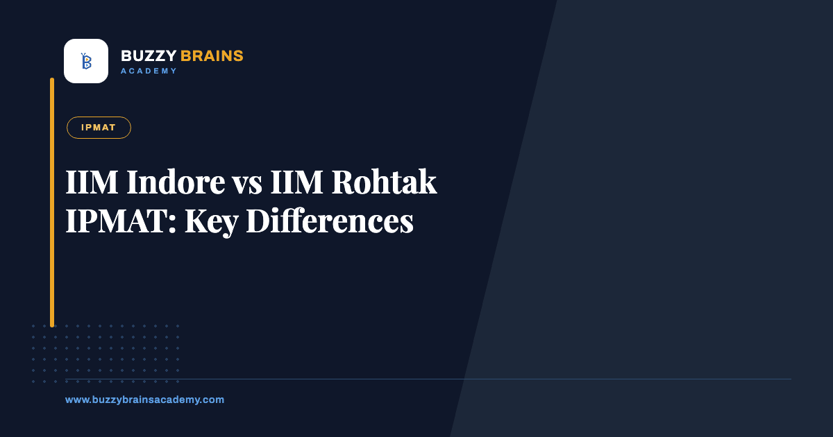 IIM Indore vs IIM Rohtak IPMAT: Key Differences