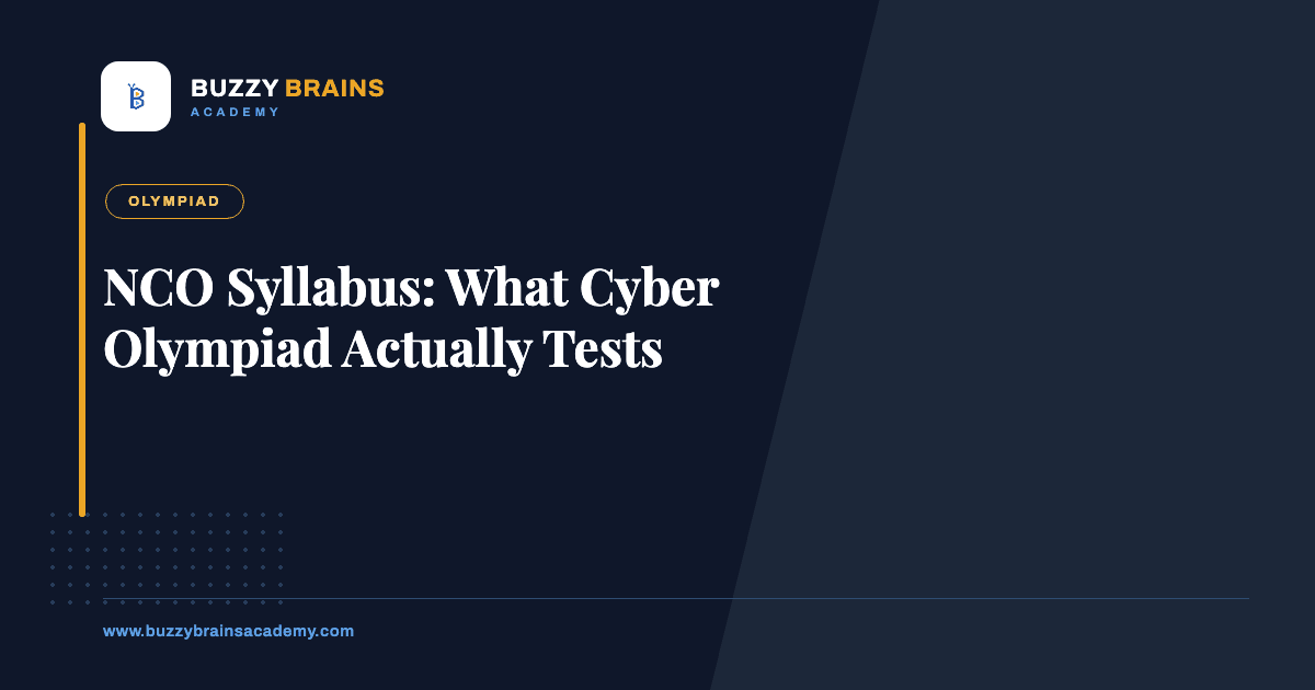 NCO Syllabus: What Cyber Olympiad Actually Tests