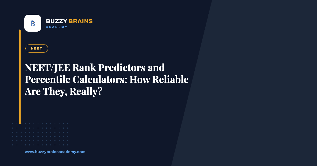NEET/JEE Rank Predictors and Percentile Calculators: How Reliable Are They, Really?