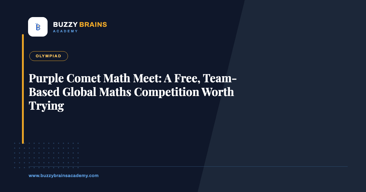 Purple Comet Math Meet: A Free, Team-Based Global Maths Competition Worth Trying