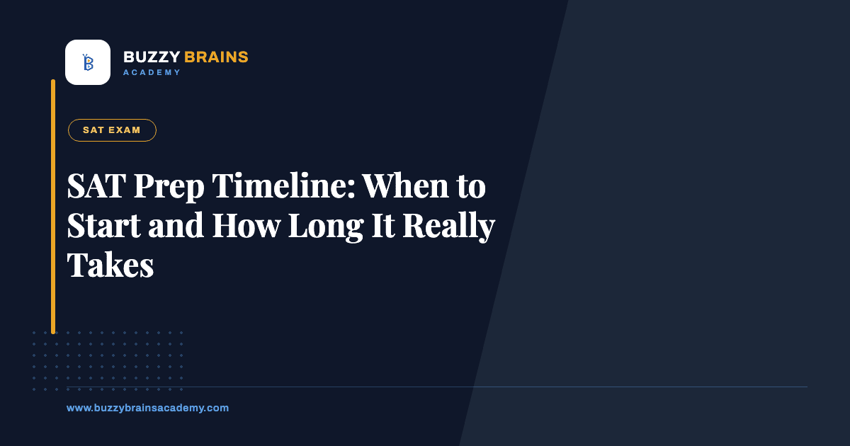 SAT Prep Timeline: When to Start and How Long It Really Takes