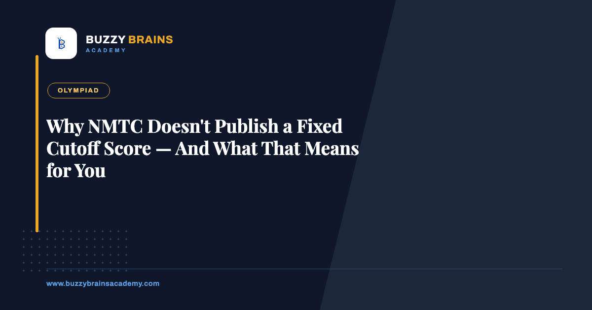 Why NMTC Doesn't Publish a Fixed Cutoff Score — And What That Means for You